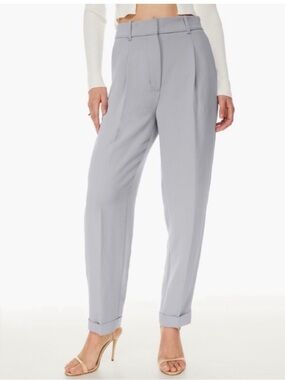 Aritzia High-waisted Light Gray/Blue Pants size 0